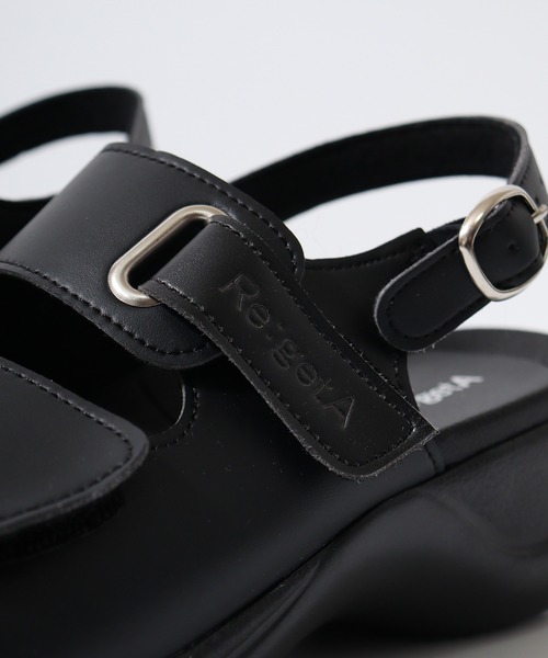 Re:getA(リゲッタ)の「Re:getA オフィスサンダル ローリングサンダル RW1001(サンダル・レディース・ブラック・L/LL/S/M)」の2枚目の写真