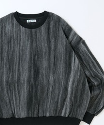 X^(IVX^)stripe shaggy knit pullover/XgCv VM[jbg vI[o[(jbg/Z[^[)