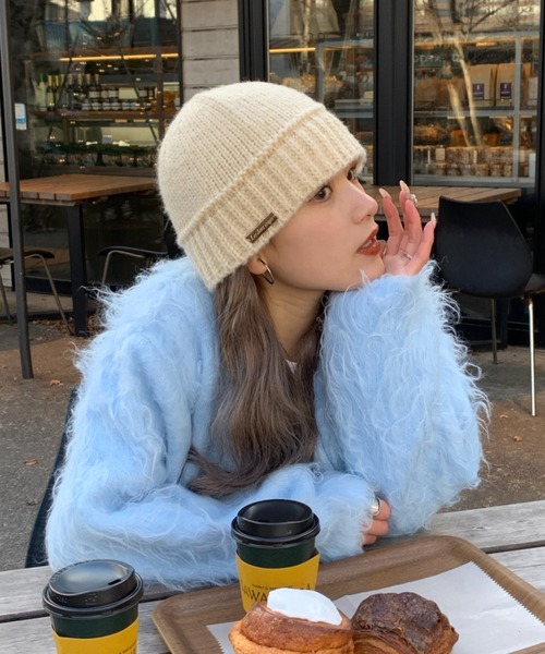 INTER FACTORY（インターファクトリー）の「mayu - プレート付きニット