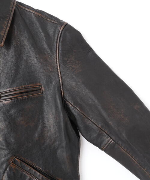 schott(ショット)の「Schott/ショット/SPORTS LEATHER JACKET/スポーツ レザージャケット(ライダースジャケット・メンズ・ブラック・M/L/XL/2XL)」の15枚目の写真