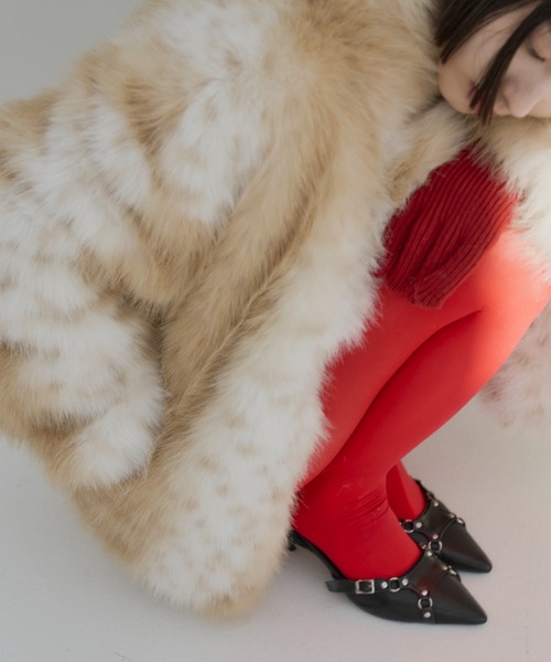 haek ファーコート color fur coat/カラーファーコート（その他アウター）｜haek（ハク