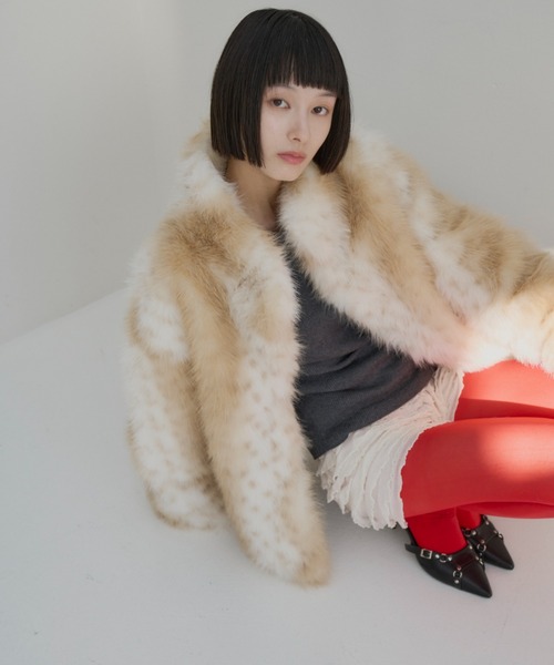 haek（ハク）の「fur coat/ファーコート haek SELECT（その他アウター