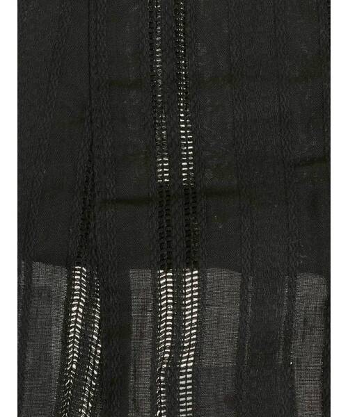 merry jenny（メリージェニー）の「RIBBON cotton bonnet（その他ヘアアクセサリー・レディース・ブラック/オフホワイト・FREE）」の3枚目の写真