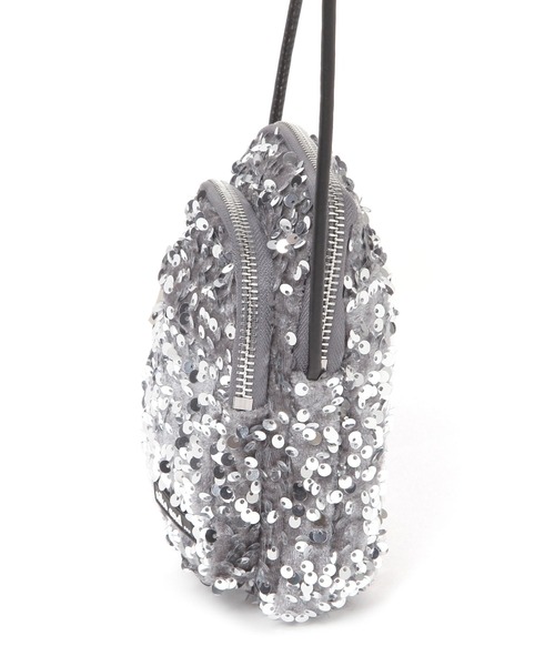niko and...（ニコアンド）の「オリジナルお財布スパンコールショルダーバッグ（ショルダーバッグ・レディース・マルチ/シルバー/グリーン・0）」の5枚目の写真