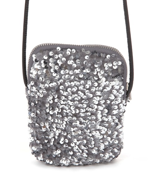 niko and...（ニコアンド）の「オリジナルお財布スパンコールショルダーバッグ（ショルダーバッグ・レディース・マルチ/シルバー/グリーン・0）」の6枚目の写真