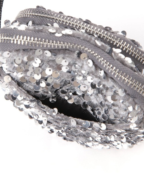 niko and...（ニコアンド）の「オリジナルお財布スパンコールショルダーバッグ（ショルダーバッグ・レディース・マルチ/シルバー/グリーン・0）」の12枚目の写真