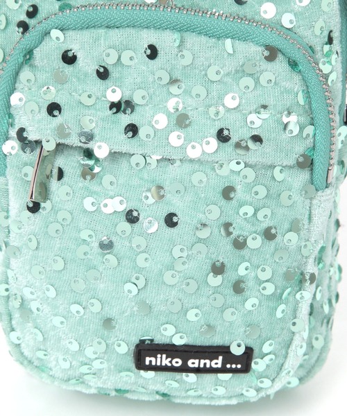 niko and...（ニコアンド）の「オリジナルお財布スパンコールショルダーバッグ（ショルダーバッグ・レディース・マルチ/シルバー/グリーン・0）」の16枚目の写真