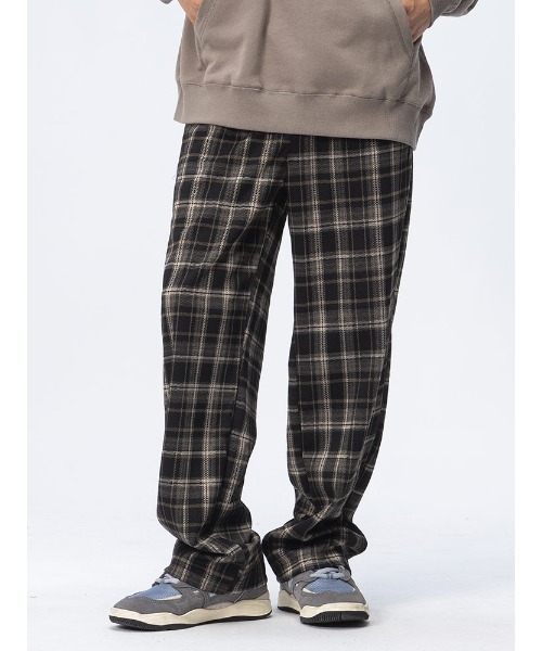 WOODENDOLL(ウッディンドール)の「WOODENDOLL ワイドパンツ チェック ウエスト ドローコード PT24AW87(その他パンツ・メンズ・ブラック/ブラウン/グリーン・M/L/S)」の7枚目の写真