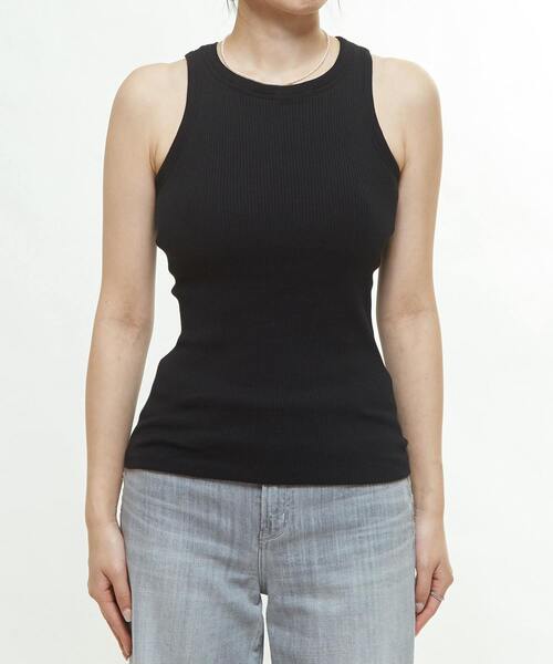 OSCALITO（オスカリート）の「《別注》【Oscalito/オスカリート】パッド付アメリカンスリーブタンクトップ（タンクトップ・レディース・ホワイト/ブラック/ライトベージュ・2）」の9枚目の写真