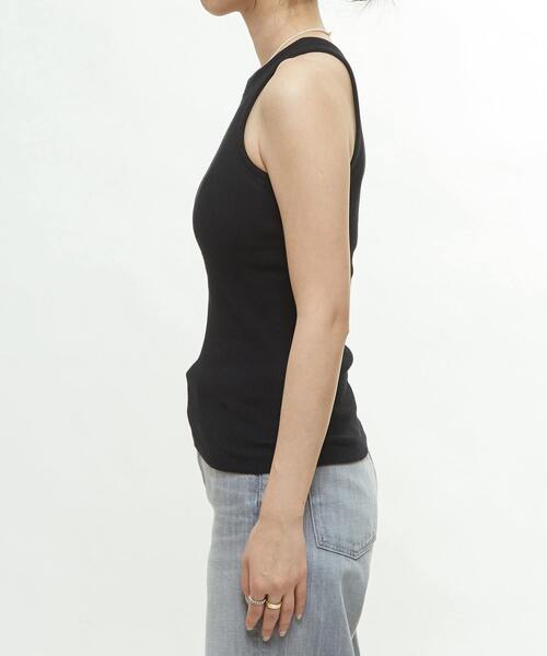 OSCALITO（オスカリート）の「《別注》【Oscalito/オスカリート】パッド付アメリカンスリーブタンクトップ（タンクトップ・レディース・ホワイト/ブラック/ライトベージュ・2）」の10枚目の写真