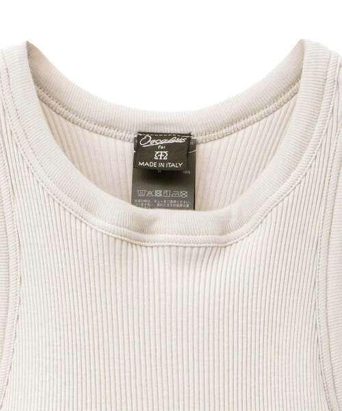 OSCALITO（オスカリート）の「《別注》【Oscalito/オスカリート】パッド付アメリカンスリーブタンクトップ（タンクトップ・レディース・ホワイト/ブラック/ライトベージュ・2）」の20枚目の写真