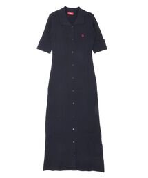 【POLO BCSコラボ】シャツカラーニットワンピース