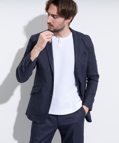 HIDEAWAYS テーラードジャケット HIDEAWAYS NICOLE ジャケット テーラードジャケット ハニカムメッシュ