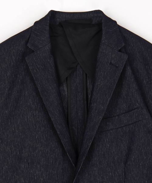 HIDEAWAYS NICOLE（ハイダウェイニコル）の「ガムストレッチブライトスラブジャケット（テーラードジャケット・メンズ・ネイビー/ライトグレー/ブラック・MEDIUM/LARGE/X-LARGE）」の20枚目の写真