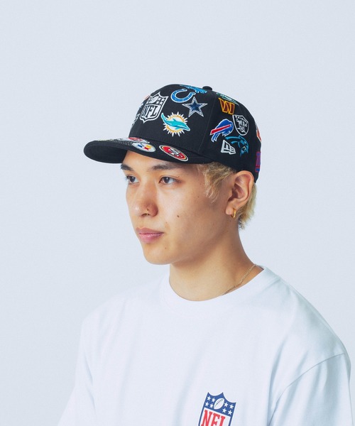 NEW ERA（ニューエラ）の「XLARGE×NEW ERA×NFL 59FIFTY CAP（キャップ・メンズ・ブラック・M/L）」の4枚目の写真