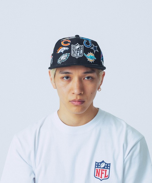 NEW ERA（ニューエラ）の「XLARGE×NEW ERA×NFL 59FIFTY CAP（キャップ・メンズ・ブラック・M/L）」の5枚目の写真