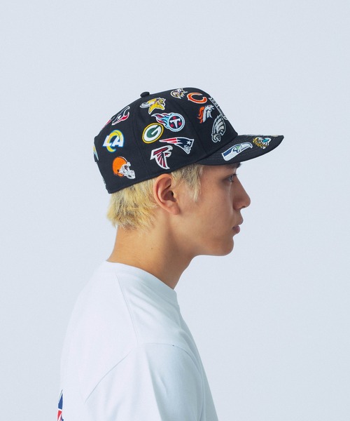 NEW ERA（ニューエラ）の「XLARGE×NEW ERA×NFL 59FIFTY CAP（キャップ・メンズ・ブラック・M/L）」の6枚目の写真