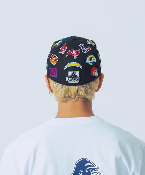 NEW ERA（ニューエラ）の「XLARGE×NEW ERA×NFL 59FIFTY CAP（キャップ・メンズ・ブラック・M/L）」の8枚目の写真