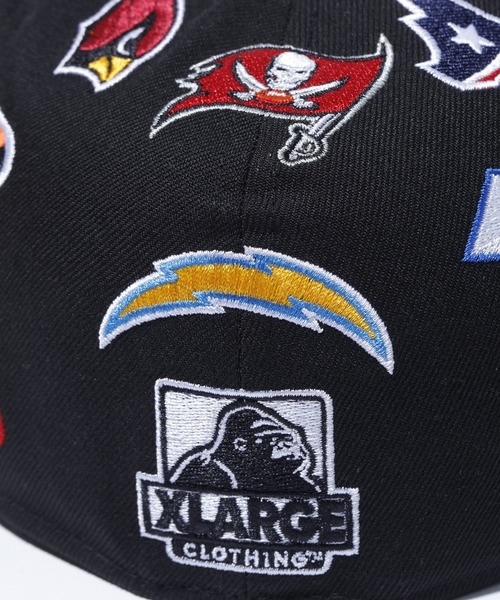 NEW ERA（ニューエラ）の「XLARGE×NEW ERA×NFL 59FIFTY CAP（キャップ・メンズ・ブラック・M/L）」の15枚目の写真