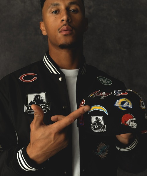 NEW ERA（ニューエラ）の「XLARGE×NEW ERA×NFL 59FIFTY CAP（キャップ・メンズ・ブラック・M/L）」の2枚目の写真