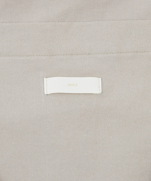 And A(アンドエー)の「And A アンドエー / BIG TOTE BAG 2WAYデカトートバッグ ビッグトートバッグ ショルダーバッグ / AA-A24U002(トートバッグ・メンズ・ライトグレー/ブラウン・FREE)」の15枚目の写真