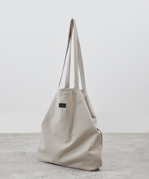 And A(アンドエー)の「And A アンドエー / BIG TOTE BAG 2WAYデカトートバッグ ビッグトートバッグ ショルダーバッグ / AA-A24U002(トートバッグ・メンズ・ライトグレー/ブラウン・FREE)」の9枚目の写真
