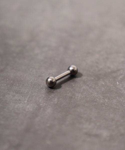 EVER METAL（エバーメタル ever metal EVER METAL）の「EVER METAL チタン サージカルステンレス 316L アレルギー対応 ボディピアス バーベルピアス 日本製（ピアス（片耳用）・メンズ・その他3/その他2/その他1・FREE）」の2枚目の写真