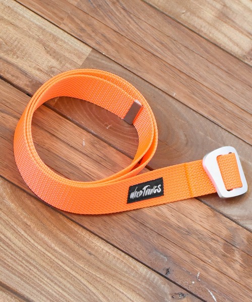 WILD THINGS(ワイルドシングス)の「▼WILD THINGS▼BRIGHT WEBBING BELT(ベルト・メンズ・ピンク/ブラック/オレンジ/ブルー・FREE)」の4枚目の写真