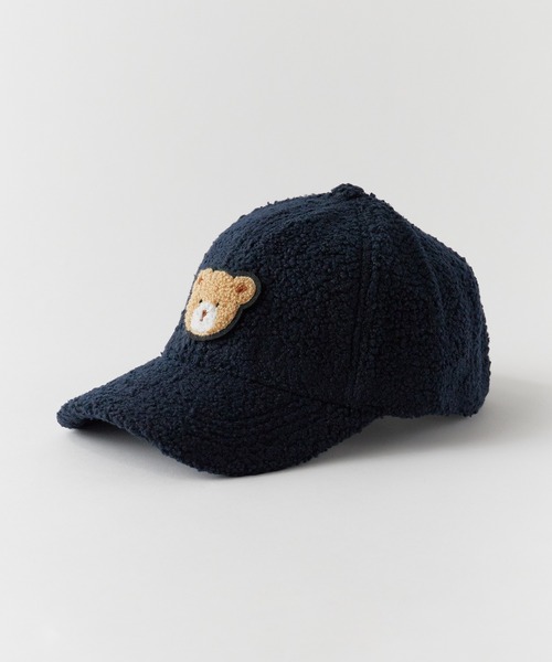 ROOPTOKYO(ループトウキョウ)の「クマデザインボアキャップ ベースボールキャップ(キャップ・レディース・ベージュ/ネイビー/ホワイト/ブラウン/ピンク/ブラック・FREE)」の19枚目の写真
