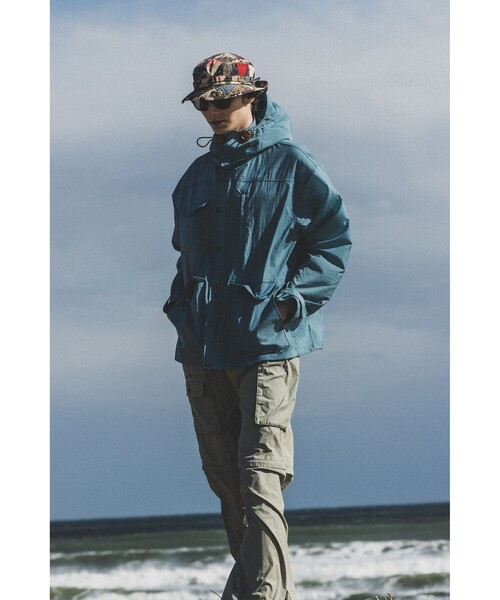 SIERRA DESIGNS(シェラデザイン)の「【別注】SIERRA DESIGNS / PACKABLE PANAMINT PARKA(ブルゾン・メンズ・サックスブルー/ブラック/イエロー・L/M/S/XL)」の11枚目の写真