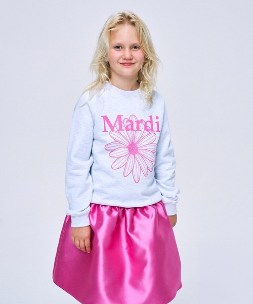 KIDS SWEATSHIRT FLOWERMARDI（スウェット）｜Mardi Mercredi
