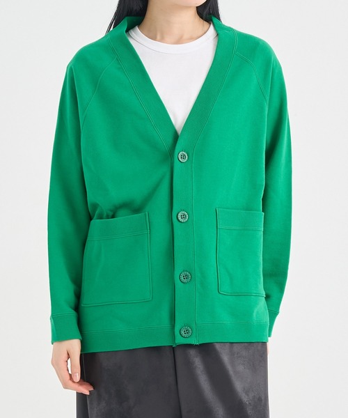 COGTHEBIGSMOKE(コグザビッグスモーク)の「【COGTHEBIGSMOKE/コグザビッグスモーク】GAIL CARDIGAN/ショートVネックカーディガン(カーディガン/ボレロ・レディース・ブラック/グレー/ホワイト/グリーン・FREE)」の4枚目の写真