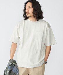 SHIPS: コットンUSA クルーネック ポケット Tシャツ