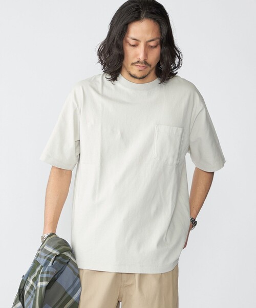 SHIPS(シップス)の「SHIPS: コットンUSA クルーネック ポケット Tシャツ(Tシャツ/カットソー・メンズ・ホワイト/ライトグレー/ネイビー・SMALL/MEDIUM/LARGE/X-LARGE)」の15枚目の写真