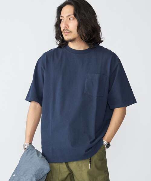 SHIPS(シップス)の「SHIPS: コットンUSA クルーネック ポケット Tシャツ(Tシャツ/カットソー・メンズ・ホワイト/ライトグレー/ネイビー・SMALL/MEDIUM/LARGE/X-LARGE)」の16枚目の写真
