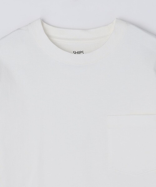 SHIPS(シップス)の「SHIPS: コットンUSA クルーネック ポケット Tシャツ(Tシャツ/カットソー・メンズ・ホワイト/ライトグレー/ネイビー・SMALL/MEDIUM/LARGE/X-LARGE)」の18枚目の写真