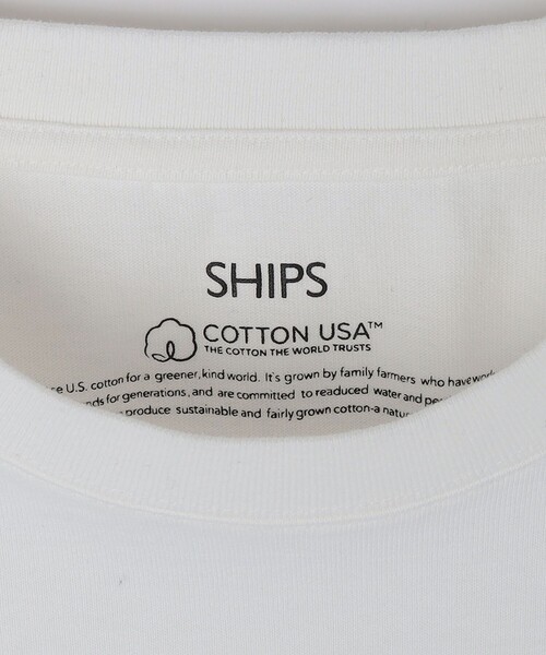 SHIPS(シップス)の「SHIPS: コットンUSA クルーネック ポケット Tシャツ(Tシャツ/カットソー・メンズ・ホワイト/ライトグレー/ネイビー・SMALL/MEDIUM/LARGE/X-LARGE)」の21枚目の写真