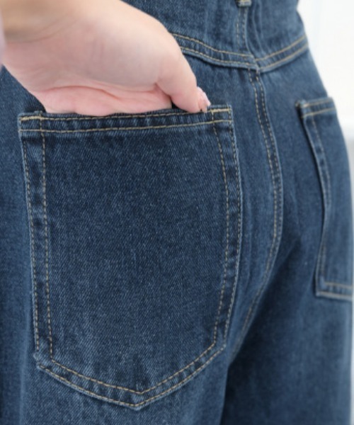 aquagarage(アクアガレージ)の「デニムワイドパンツ(その他パンツ・レディース・ネイビー/ブルー/ブラック・M/L)」の18枚目の写真