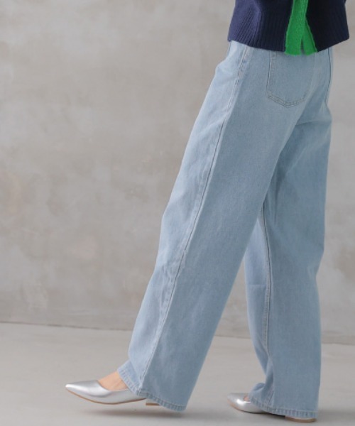aquagarage(アクアガレージ)の「デニムワイドパンツ(その他パンツ・レディース・ネイビー/ブルー/ブラック・M/L)」の12枚目の写真