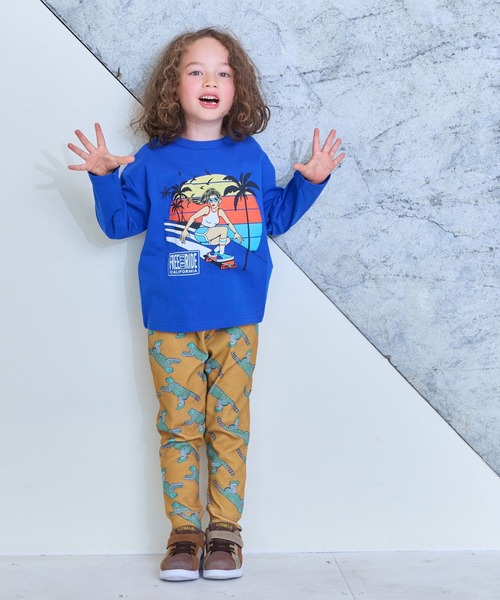 MARKEY'S(マーキーズ)の「ソウガラサルエルロングパンツ(その他パンツ・キッズ・グレー系その他/アイボリー/ブルー/グレー/グリーン系その他/ストライプ/チェック/チャコール/ピンク/グリーン・70/80/90/95/100/110/120/130)」の22枚目の写真