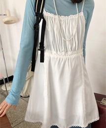 almo（アルモ）の「【LAMPOON】ホワイトキャミワンピ（ワンピース）」