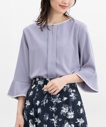 Honeys | 7分袖配色ブラウス(シャツ/ブラウス)