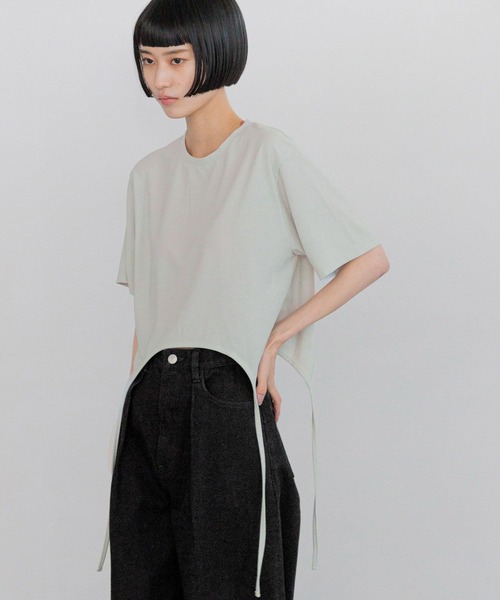 tシャツ ガーターヘムＴｅｅ　 326069 レディース セール】ガーターヘムTee 326069（Tシャツ/カットソー）｜yuw
