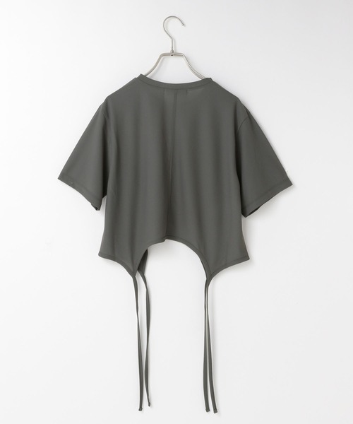 yuw(ユウ)の「ガーターヘムTee 326069(Tシャツ/カットソー・レディース・チャコールグレー/グリーン・FREE)」の16枚目の写真