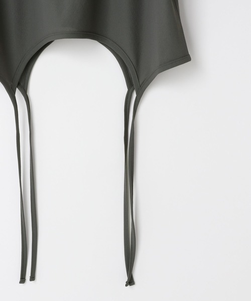 yuw(ユウ)の「ガーターヘムTee 326069(Tシャツ/カットソー・レディース・チャコールグレー/グリーン・FREE)」の19枚目の写真