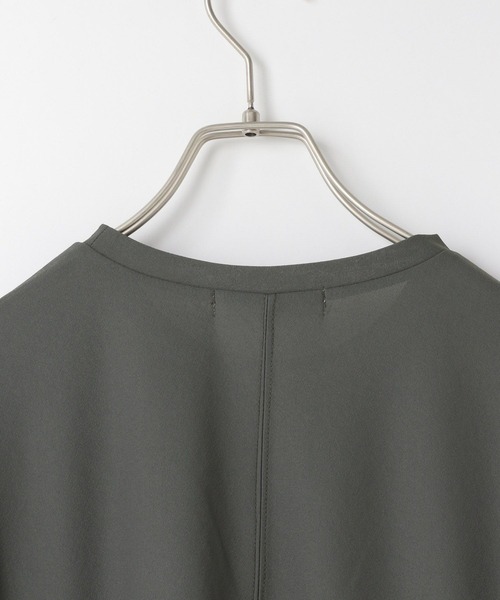 yuw(ユウ)の「ガーターヘムTee 326069(Tシャツ/カットソー・レディース・チャコールグレー/グリーン・FREE)」の20枚目の写真