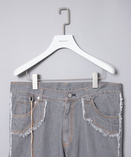 FACCIES（ファチーズ）の「【FACCIES/ファッチーズ】12oz COWBOY DENIM PANTS（デニムパンツ・メンズ・グレー・2）」の3枚目の写真