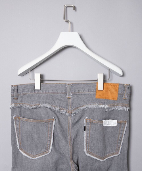 FACCIES（ファチーズ）の「【FACCIES/ファッチーズ】12oz COWBOY DENIM PANTS（デニムパンツ・メンズ・グレー・2）」の4枚目の写真