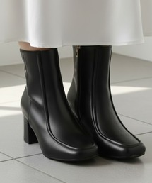 LibertyDoll/+6cm スクエアトゥモカシンブーツ(9155)