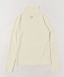 STYLEBLOCK | ハートブローチ付きボトルネックトップス(Tシャツ/カットソー)